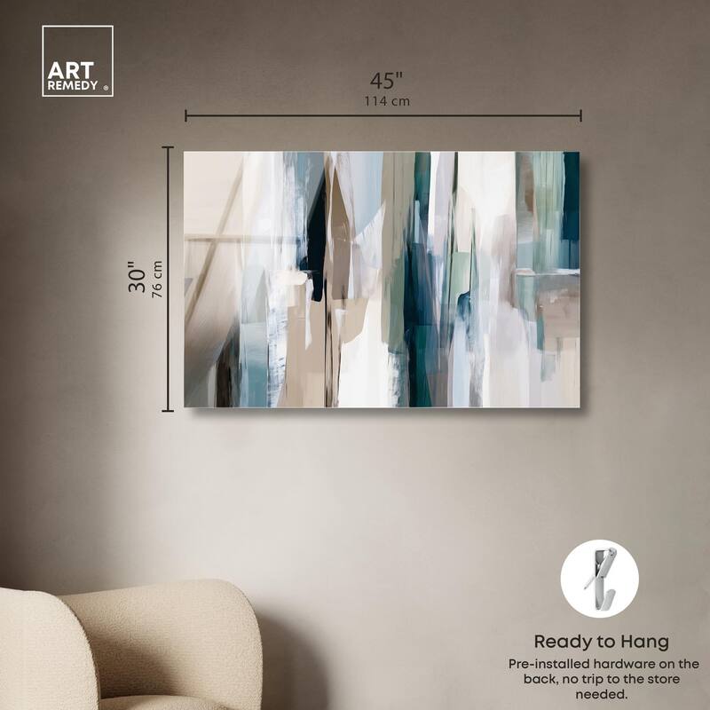 Color Columns Acrylic by Art Remedy, Ready to Hang