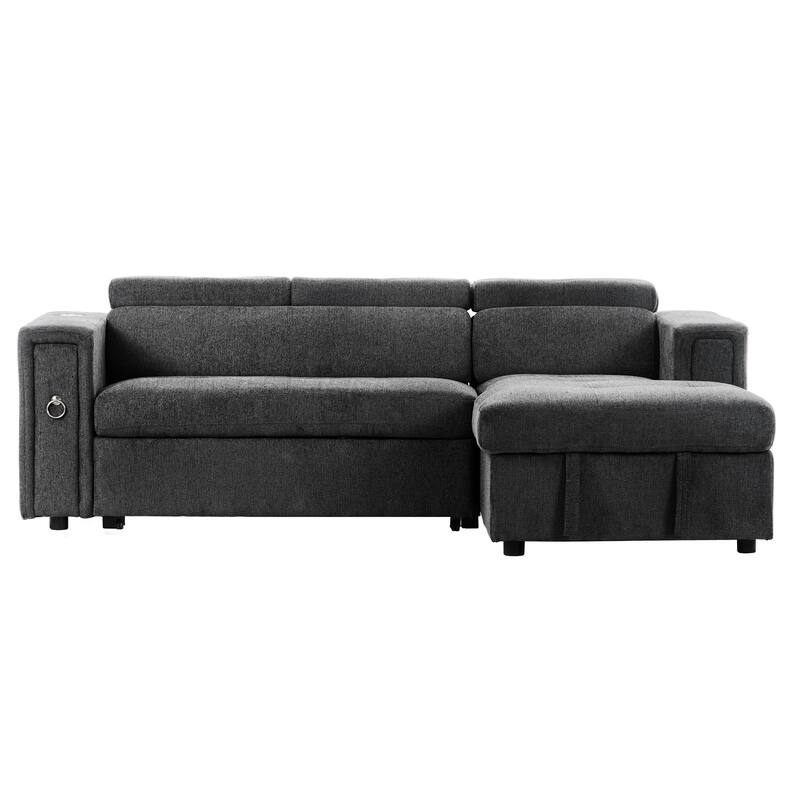 96" Multi-Functional Pull-Out Sofa Bed