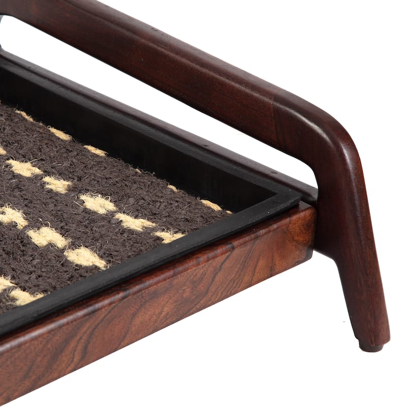 Jani Single-Tier Brown Stand 3-Pair Rubber Boot Tray