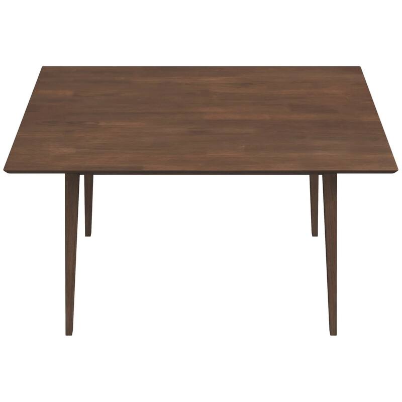 GDFStudio - Mary Modern 47" Rectangular Solid Wood Dining Table with Beveled Edges