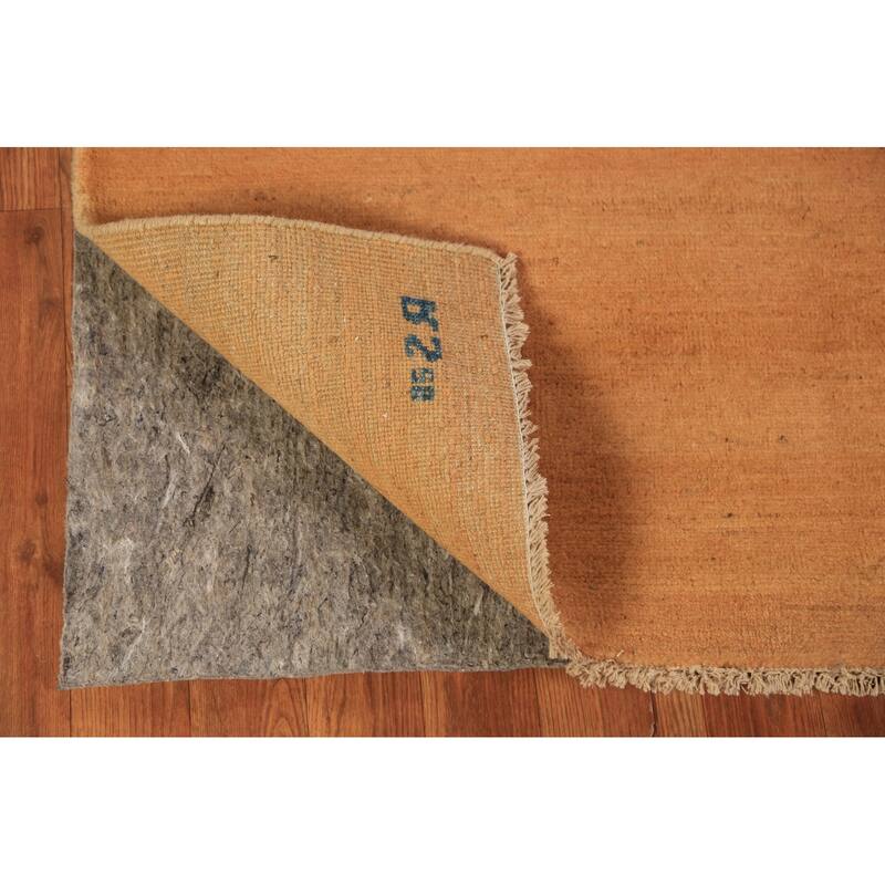 Gabbeh Modern Rug Hand-Knotted Contemporary Wool Carpet - 3'10" x 5'11"