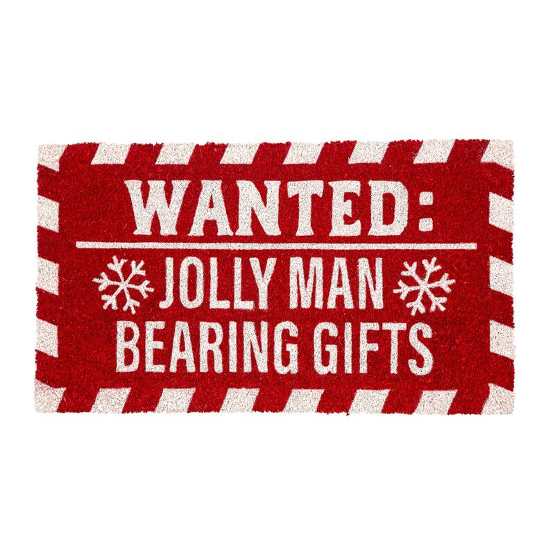 Merry Holiday Coir Mat