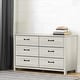 preview thumbnail 4 of 20, South Shore Ulysses 6-Drawer Double Dresser