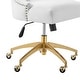 preview thumbnail 11 of 52, Empower Channel Tufted Performance Velvet Office Chair in Gold Teal