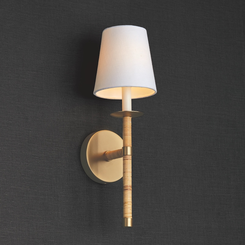 Tulum 1-light Matte Brass Wall Sconce - Matte Brass