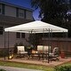 preview thumbnail 3 of 11, Ainfox 10x10ft Outdoor Gazebo with Lights and Solar Panel Remote Control Netting