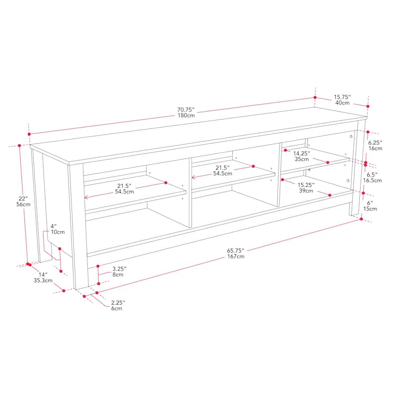 Ren Black Media Console for TVs up to 85"