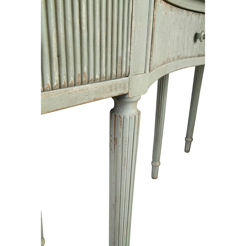 Shapiro 69" Console Table, Distressed Aged