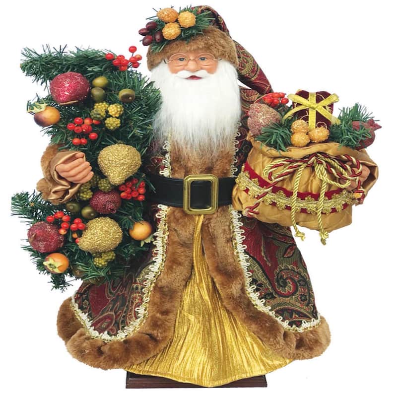 20" Autumn Harvest Santa - Multi