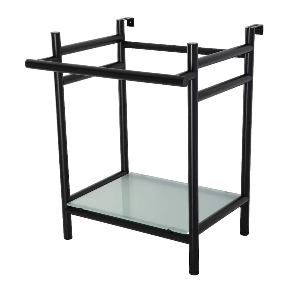 Kingston Brass Sheridan 24" Bathroom Console Only with Glass Shelf