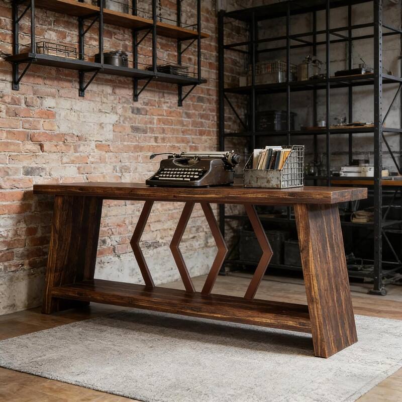 Industrial Style Sofa Table