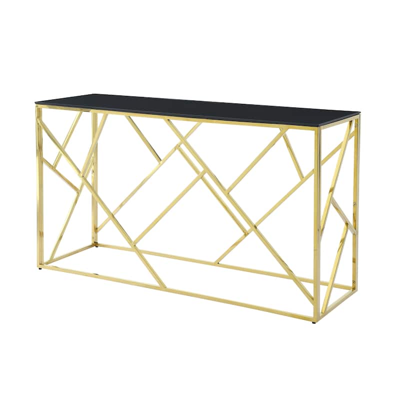 Modern Glass Console Table