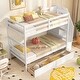 preview thumbnail 5 of 29, Multi-Functional Twin Over Twin Bunk Bed with Stairs and Storage Drawers