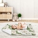 preview thumbnail 3 of 3, Sweet Jojo Designs Boho Flower Floral Girl Baby Receiving Security Swaddle Blanket Ivory Shabby Chic Bohemian Watercolor Garden