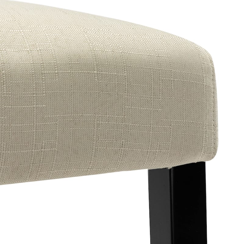 24 Inches Fabric Upholstered Nailhead Trim Counter Height Bar stools with Back Set of 2