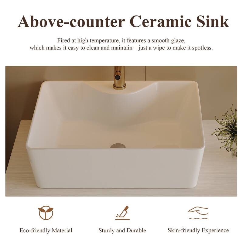 31.5 Inches Floating Single Small Bathroom Vanity with Sink - White/Wood