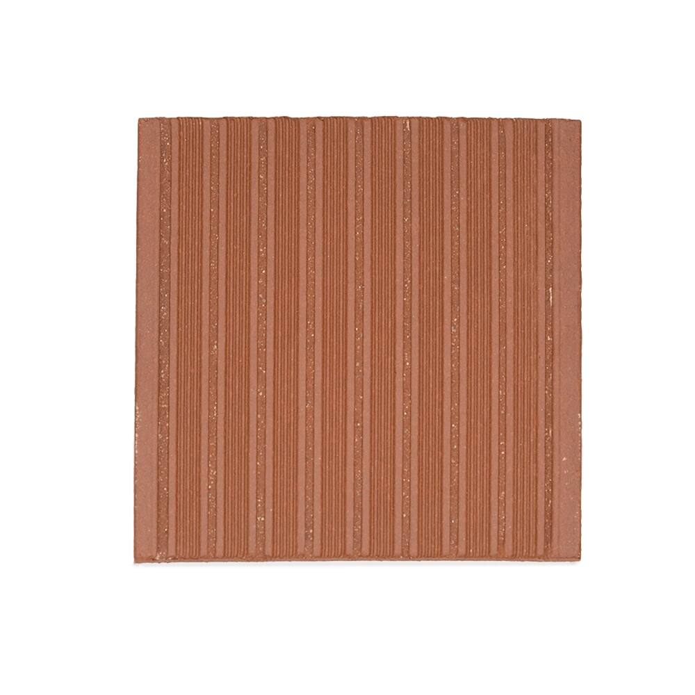 Terran 6x6 Red Unglazed Ceramic Tile - Floor & Wall - Bed Bath