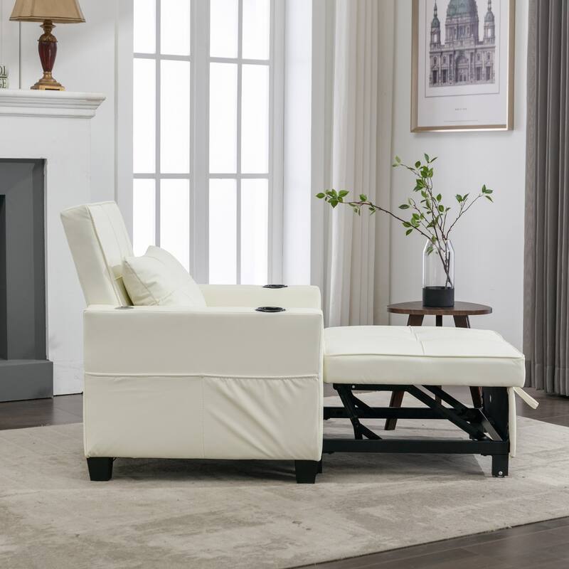 Pull Out Recliner Chair Bed Convertible 3 in 1