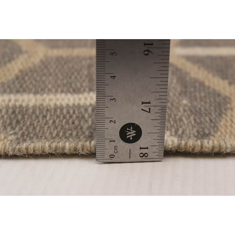 Ankara FW Grey Kilim 4'11" x 7'11" - 4'11 x 7'11