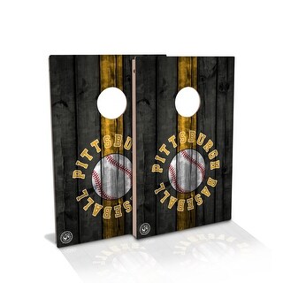 Pittsburgh Baseball Tailgate Cornhole Board Set (Includes 8 Bags) - N/A ...