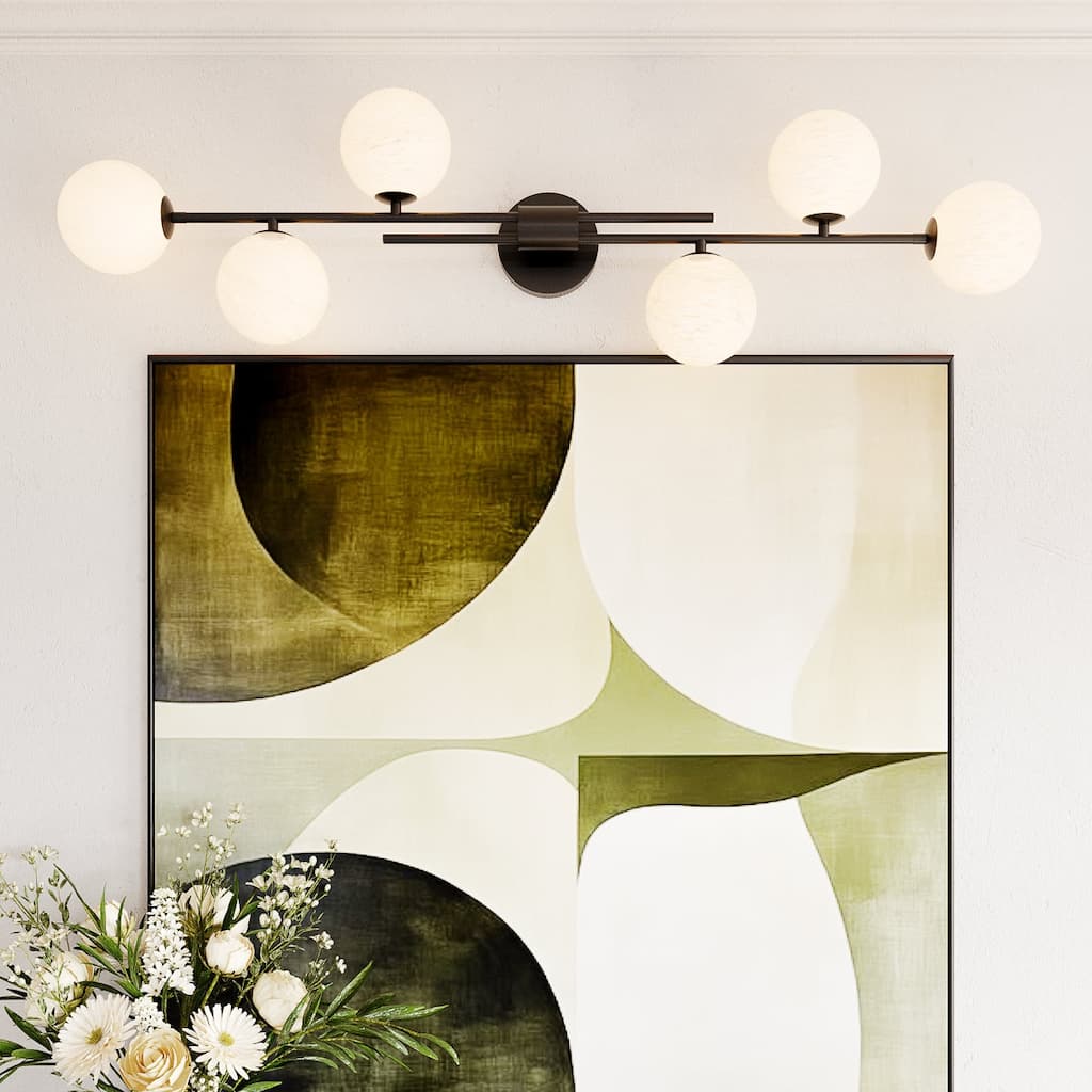 Acroma 6 - Light Modern/Contemporary Vanity Light - 6-light