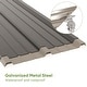 preview thumbnail 33 of 50, Patiowell 10' x 12' &10' x 14' Metal Outdoor Storage Shed with Floor Frame for Garden, Backyard, Patio