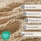 preview thumbnail 84 of 93, Madison Park Hand Made Chunky Double Knit Throw Blanket