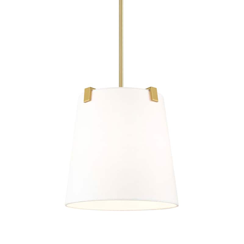 Z-Lite 3501P13 Weston 3 Light 13" Wide Pendant with Shade - Modern Gold