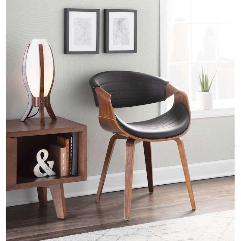 Carson Carrington Kanteborg Faux Leather/Wood Dining Chair