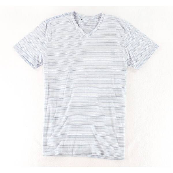 Shop Public Opinion New Navy Blue Mens Size Large L Striped V Neck