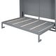 preview thumbnail 26 of 28, Murphy Bed Wall Bed with Top Shelves & USB