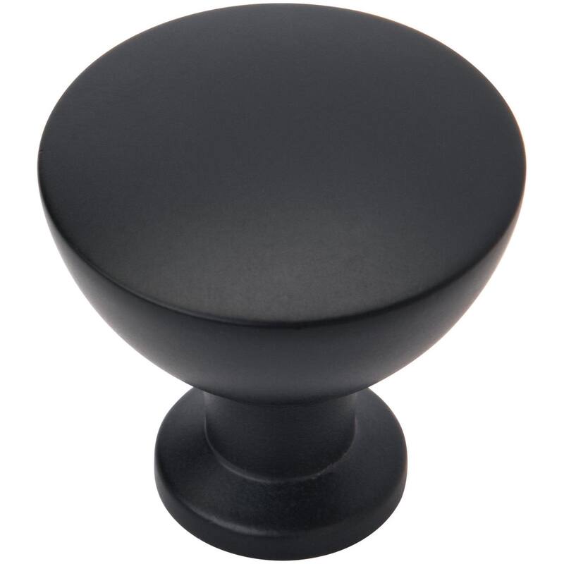 Amerock BP37330 Grail 1-5/16" Mushroom Cabinet Knob - Matte Black