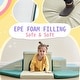 preview thumbnail 3 of 4, Soft Climb and Crawl Foam Playset 9 in 1, Safe Soft Foam Nugget Block - Blue