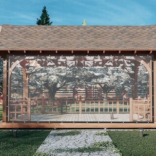 Waterproof Curtain Panel Patio PVC Mosquito Net for Patio Gazebos