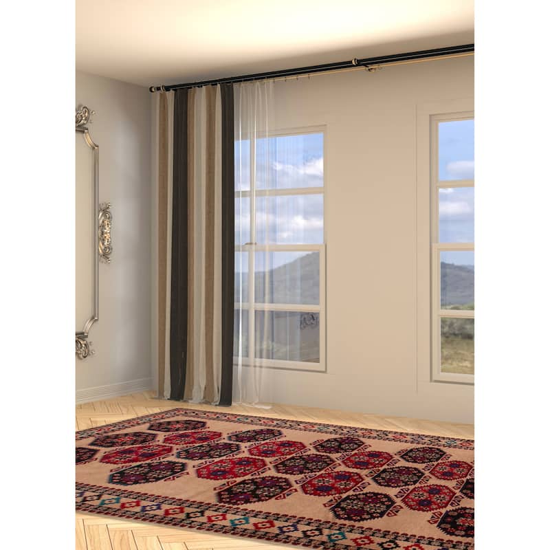 ECARPETGALLERY Hand-knotted Teimani Tan Wool Rug - 6'9 x 9'11