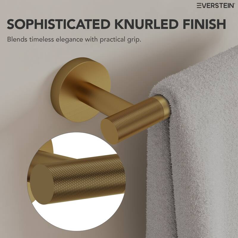 4-Piece Stainless Steel Bathroom Hardware Set, Wall Mounted Bath Towel Bar Set Towel Racks Bathroom Accessories