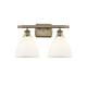 Option Matte White / Antique Brass Finish
