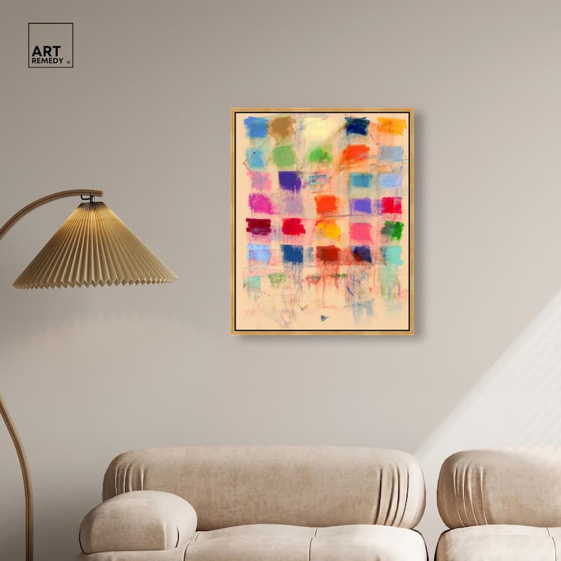 Color Blocks Canvas by Art Remedy
