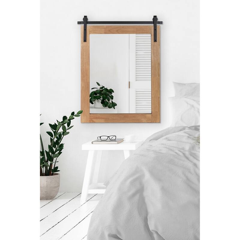 Kate and Laurel Samuels Wood Framed Wall Mirror