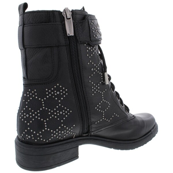 vince camuto black studded booties