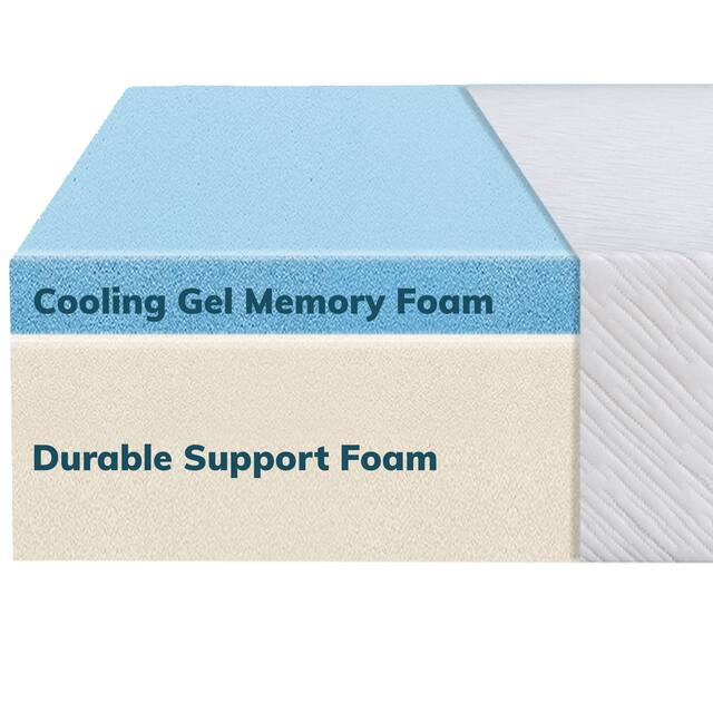 SleepInc. 10 Inch Gel Memory Foam Mattress