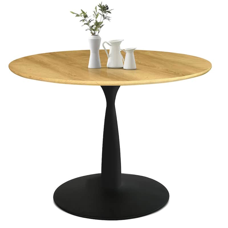 Round 35" Pedestal Dining Table - 36"x36"x29"