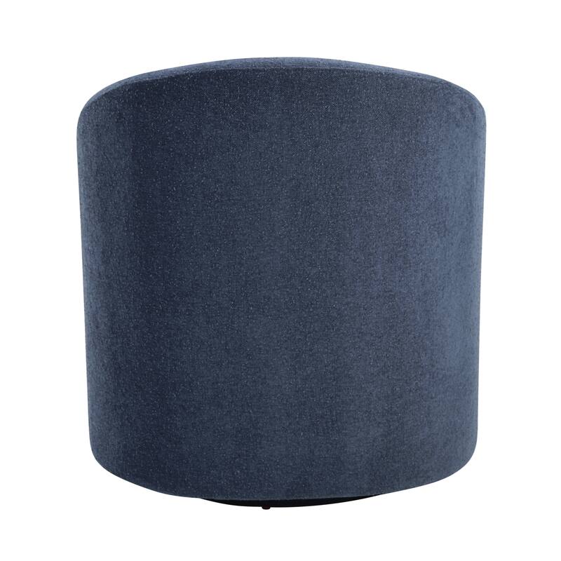 Tapestry 28.5" Boucle Swivel Chair - 360-Degree Metal Swivel Base