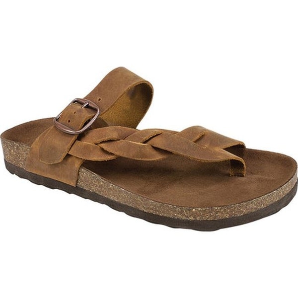 white mountain crawford thong sandal