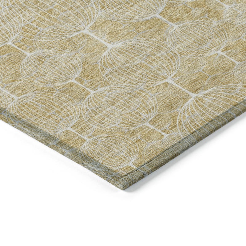 HomeRoots Geometric Transitional Rectangle Outdoor Rug