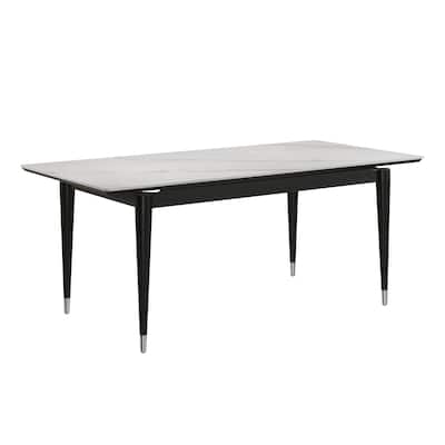 Furniture of America Kalor Modern 71-inch Sintered Stone Top Rectangle Dining Table