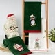 preview thumbnail 1 of 2, Lenox Holiday Elf, Santa & Penguin Kitchen Towels, Set of 3 Set of 3