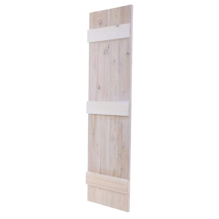 Traditional Board & Batten Exterior Shutters Pair