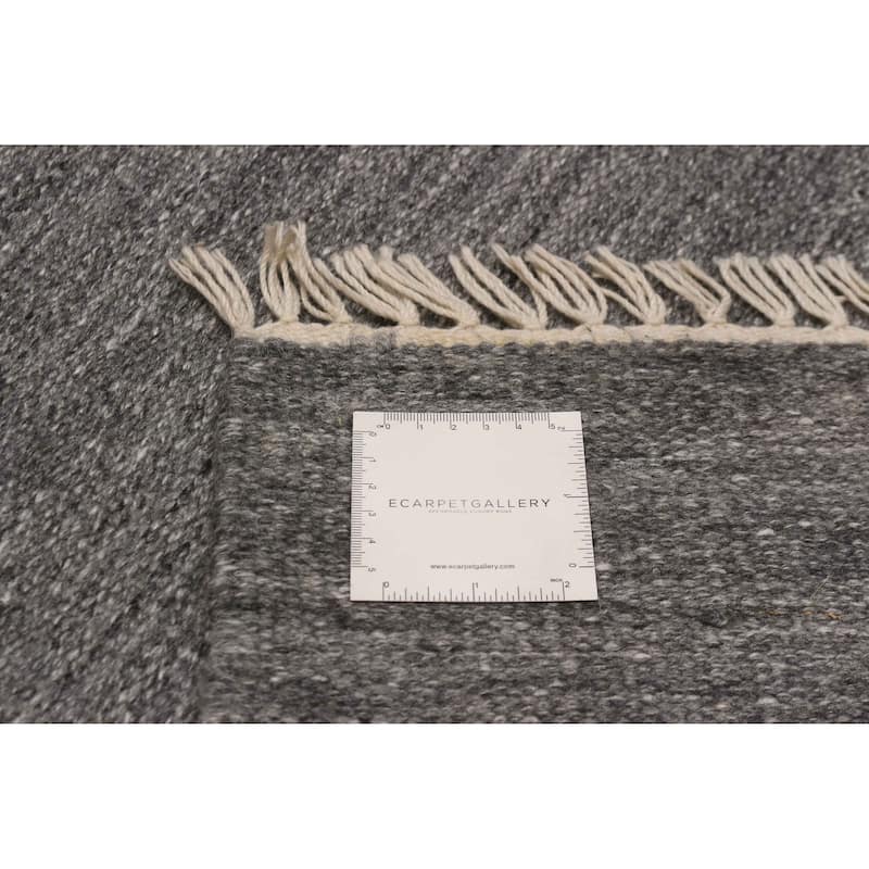 Boho Grey Kilim 4'11" x 7'11" - 4'11 x 7'11