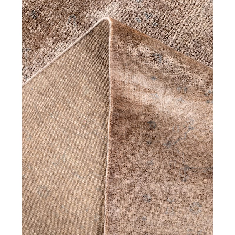 Overdyed One-of-a-Kind Hand-Knotted Area Rug - Beige - 9' 0" x 11' 10"